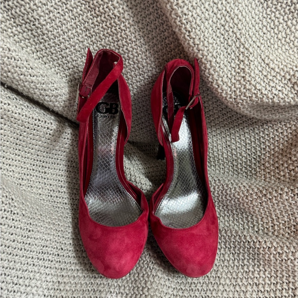 Red‎ Gianni Bini Platform Stiletto Heels, Size 9